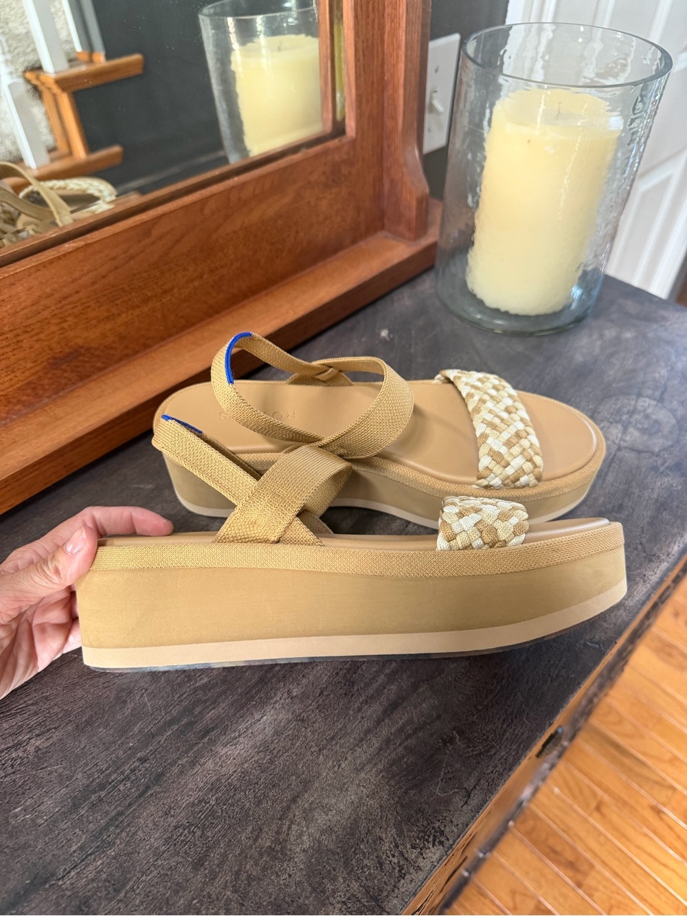 Rothy’s size 9.5 woven sandal
